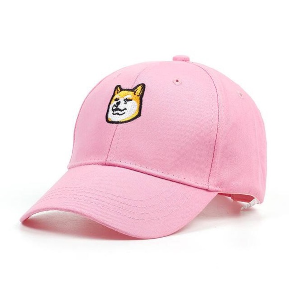 Accessories - LAST CHANCE Pink Hachi-ko Dog Baseball Cap